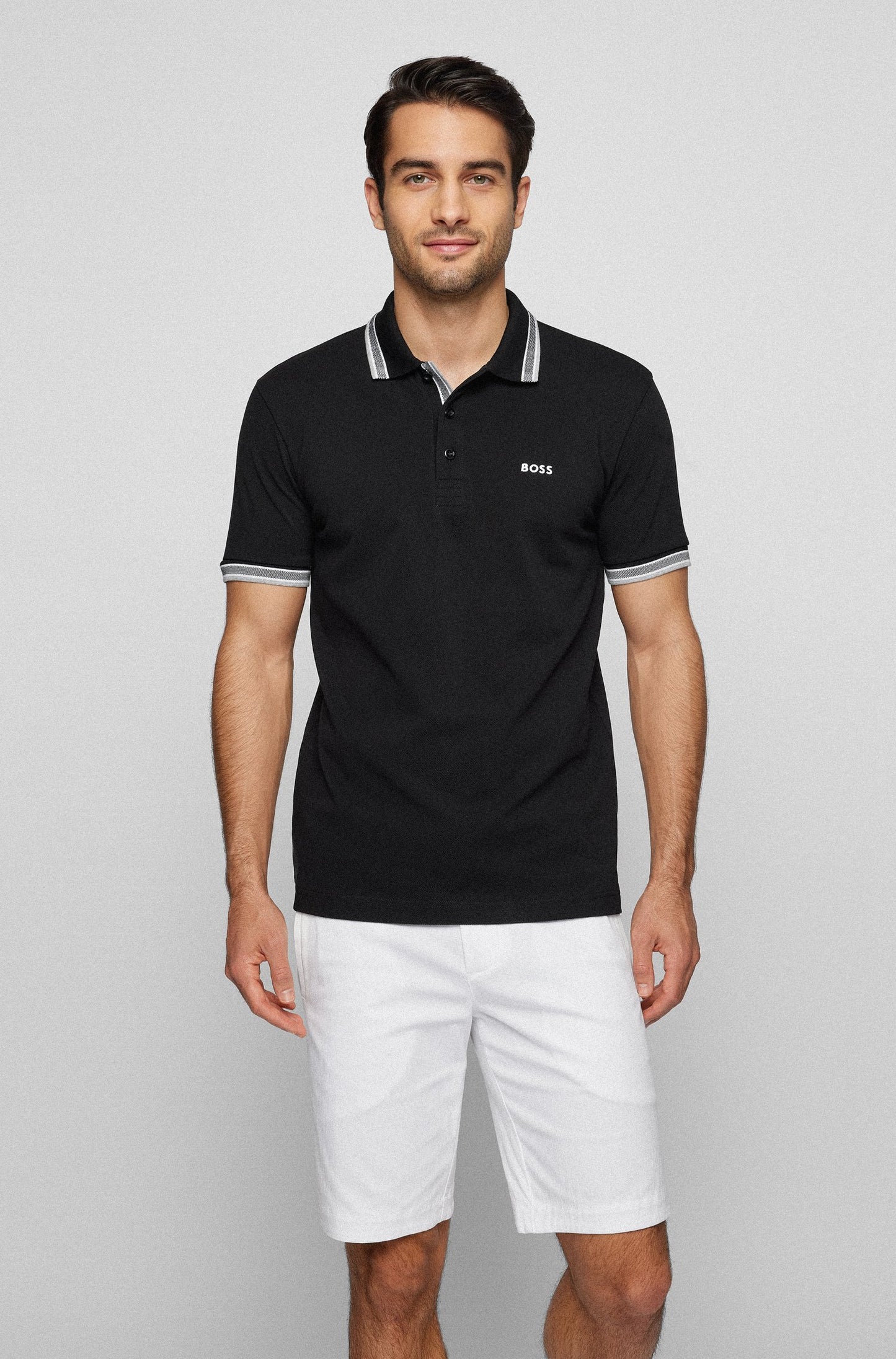 Hugo Boss - Organic Cotton Polo Shirts - Black