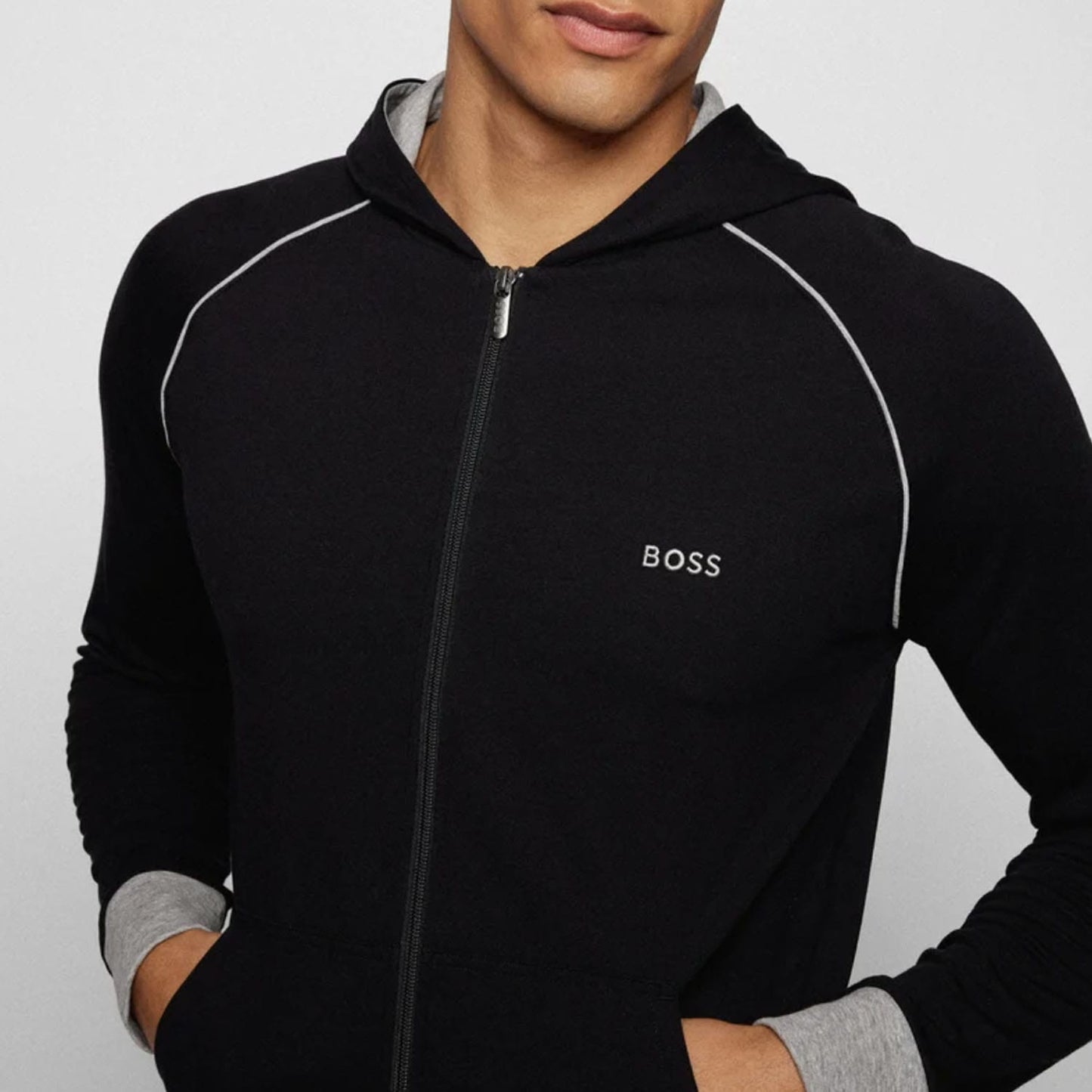 Hugo Boss Mix Match Hooded Jacket
