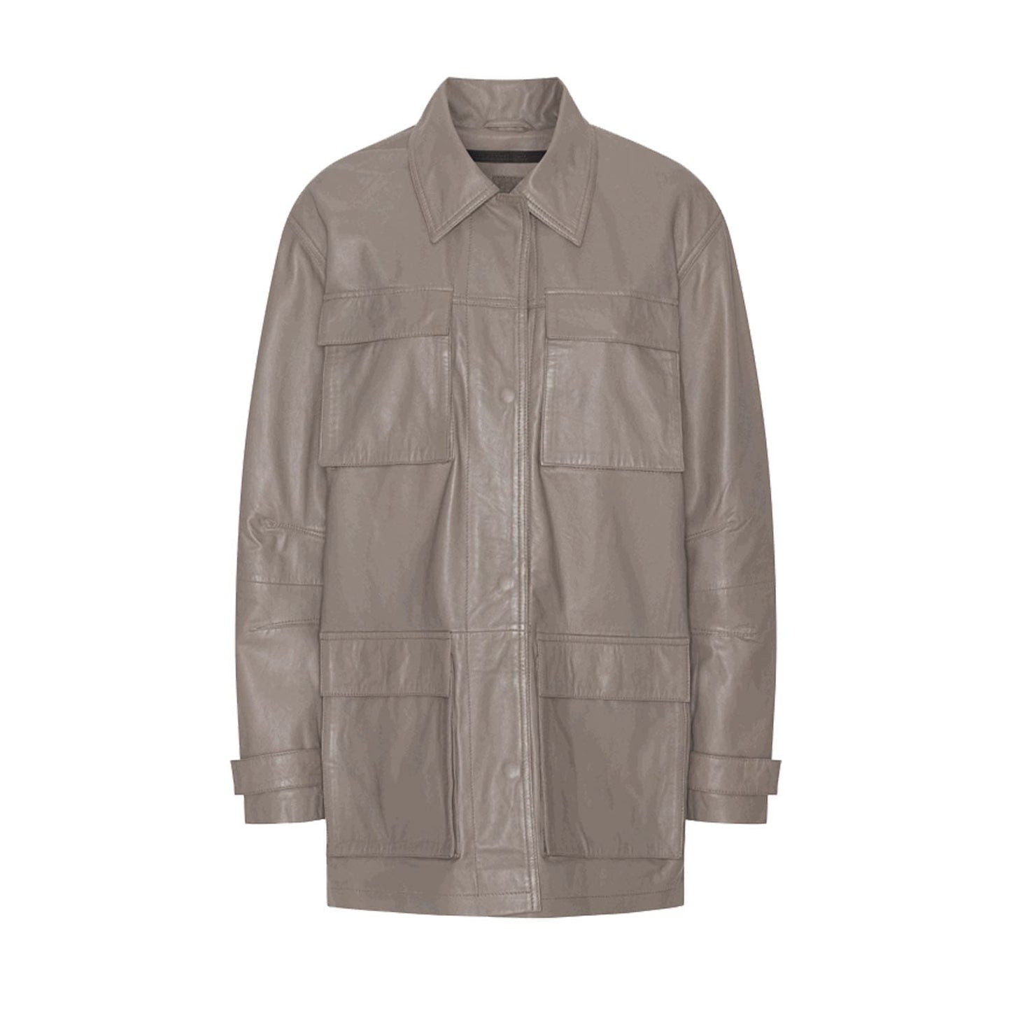 MDK-2305 Karen Blixen Oversize Leather Jacket