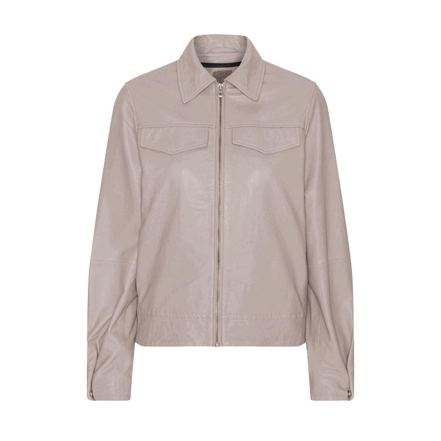 MDK-2312 Donna Long Leather Jacket