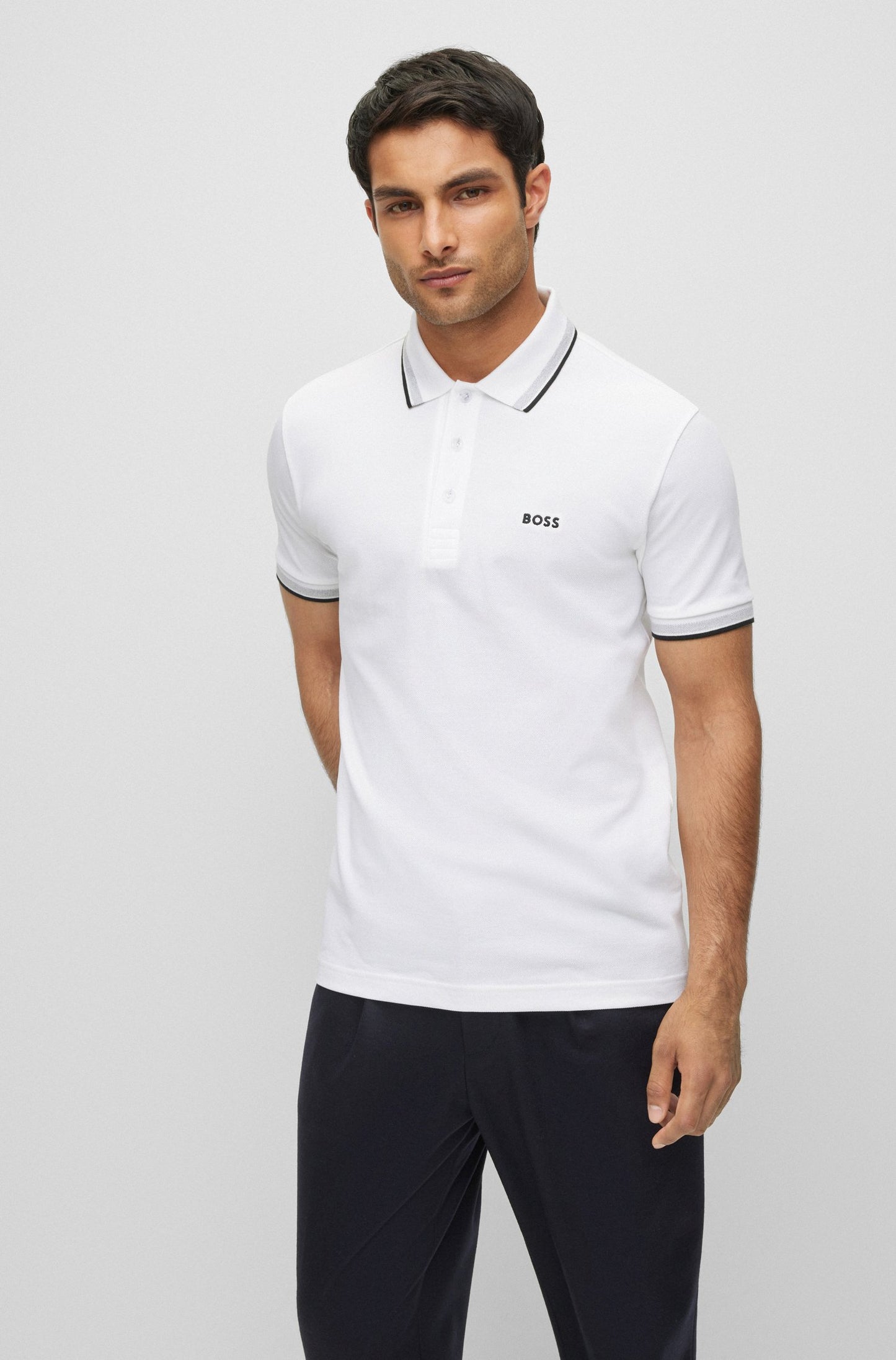 Hugo Boss - Organic Cotton Polo Shirts - White