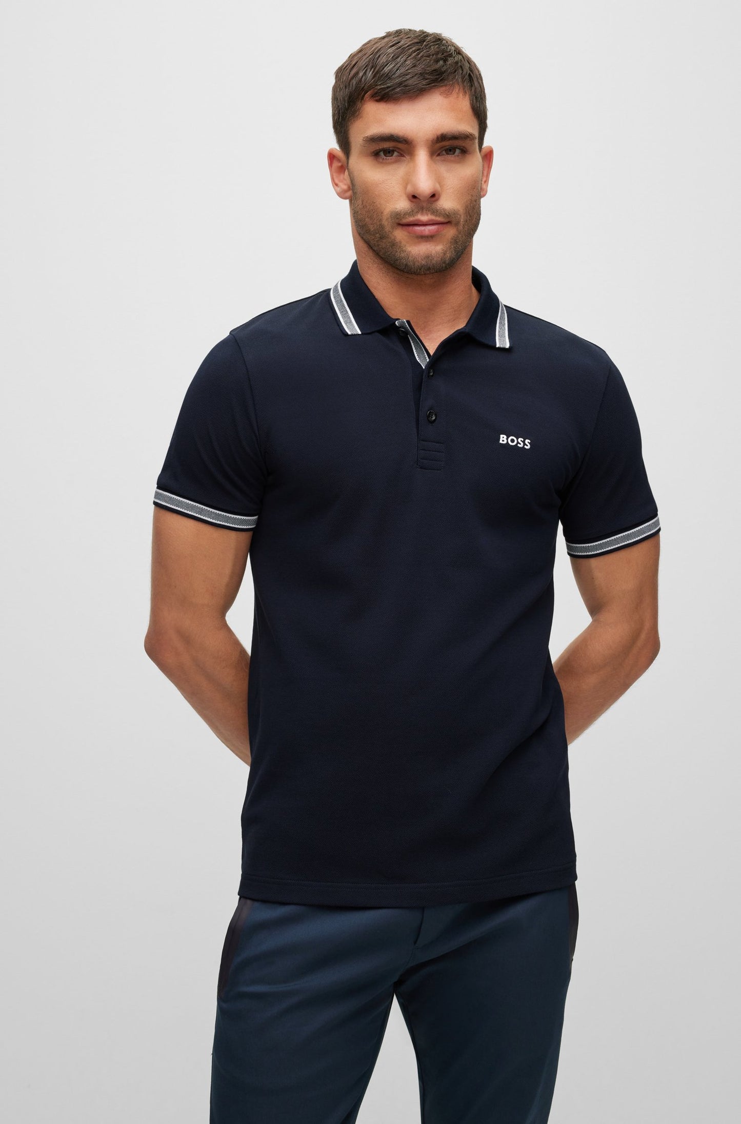 Hugo Boss - Organic Cotton Polo Shirts - Dark Blue