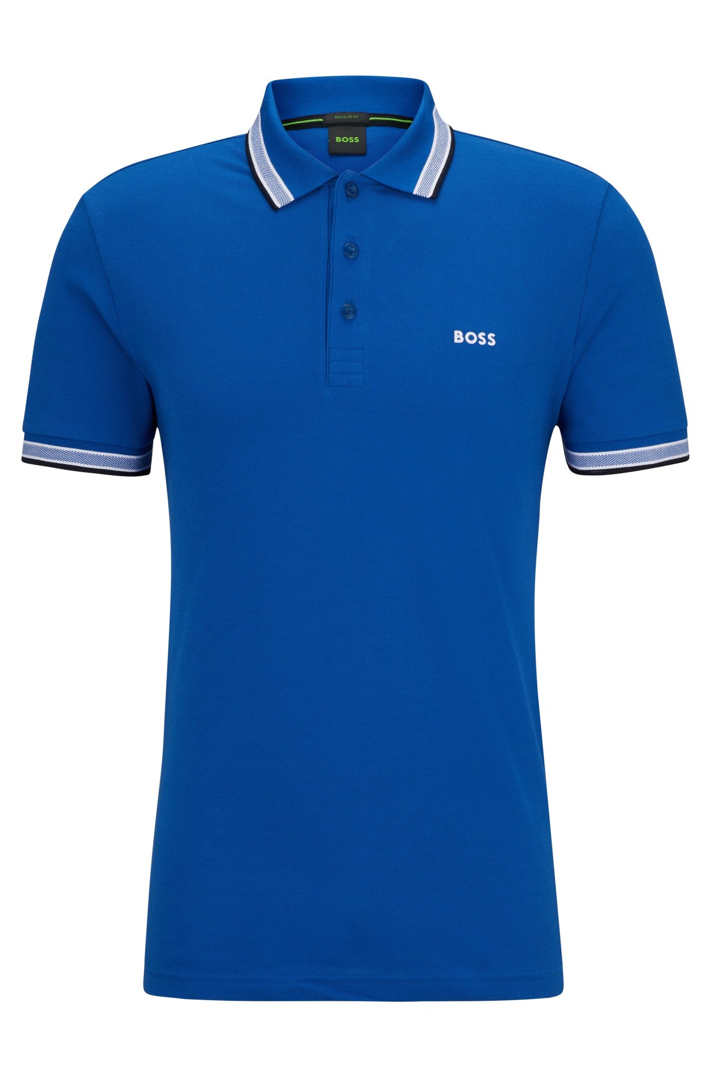 Hugo Boss - Organic Cotton Polo Shirts - Medium Blue