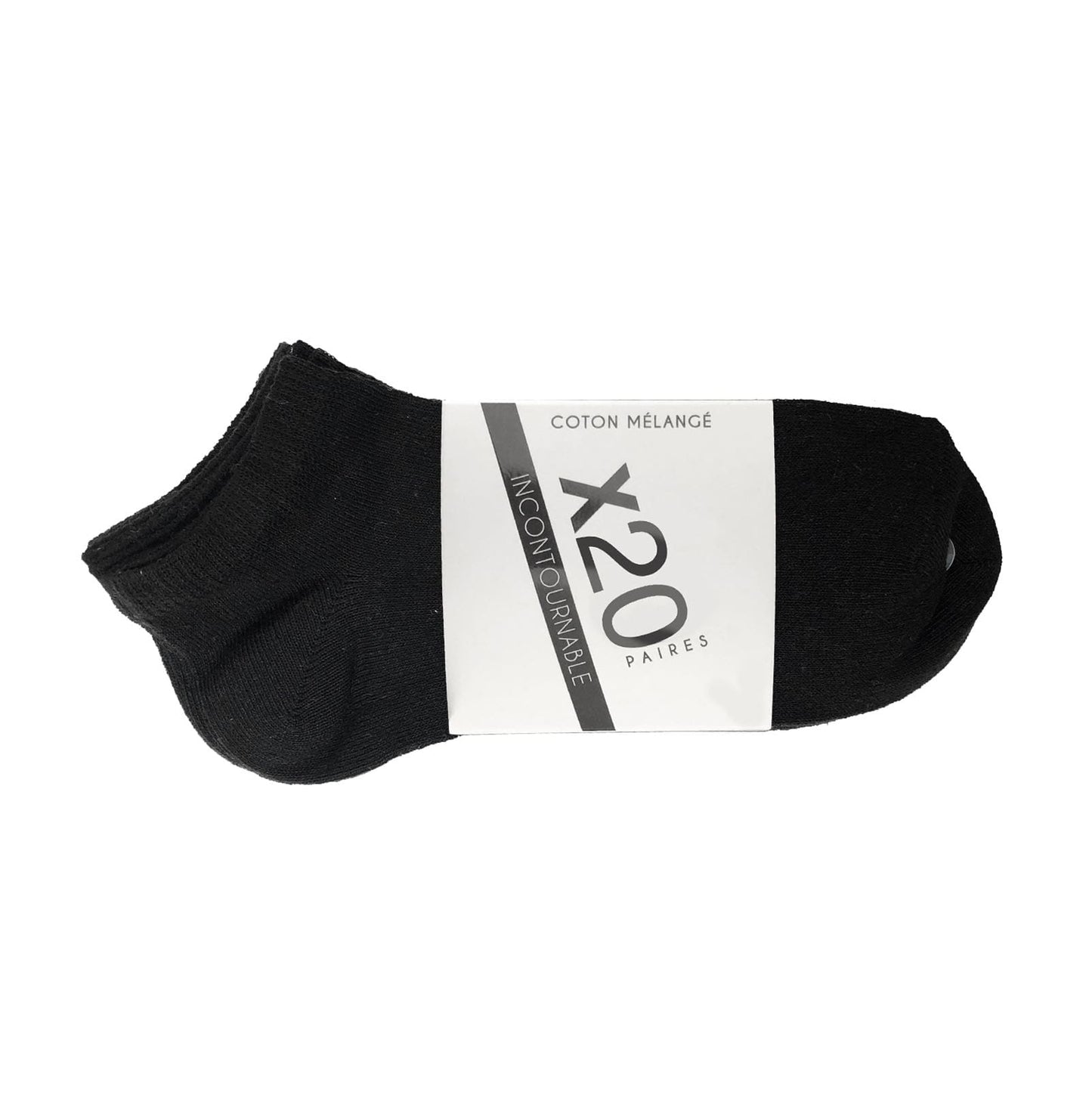 Basic Low Cut Socks 20-pack