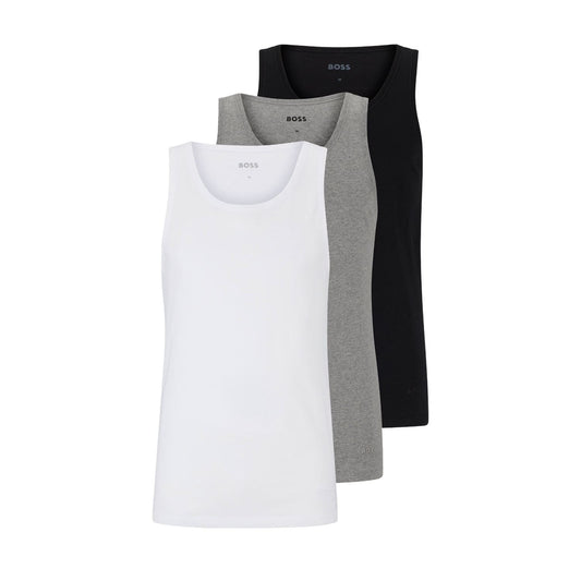 Hugo Boss Tank top Embroidered Logo 3-pack