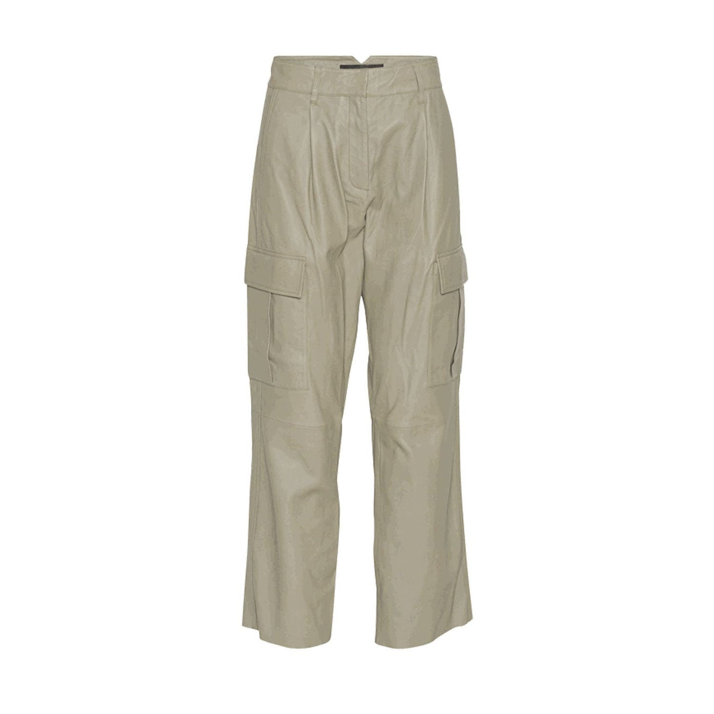 MDK-2306 Iris Wide Leather Pants w/pocket